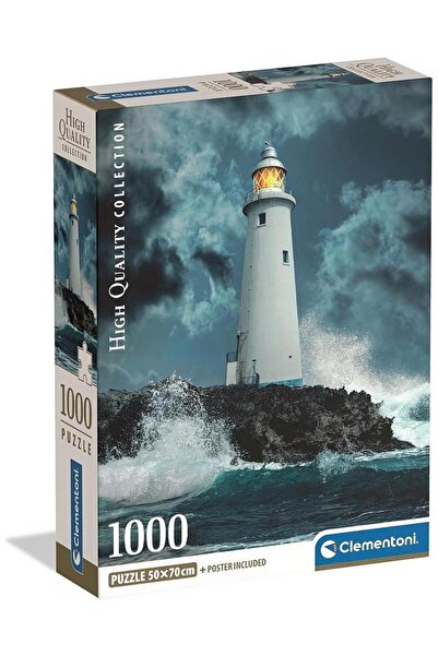 CLEMENTONI Lighthouse in the Storm Puzzle 1000 pieces