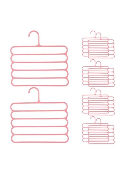 JollyMag Set of 20 Mercaton Plastic Hangers, 5 Positions, Trousers, Skirts or...
