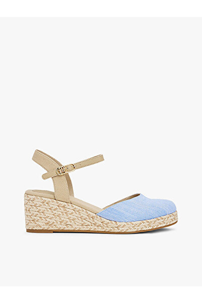 Tommy Hilfiger Women's Chambray Mid Heel Espadrilles