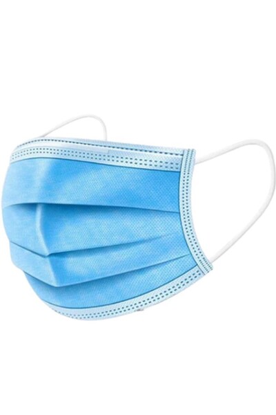 JollyMag Set of 100 pieces, Medical protective mask, 3 layers of protection, ...