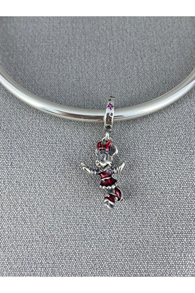 My Story Minnie Mouse Buz Pateni Sallantılı Gümüş Charm