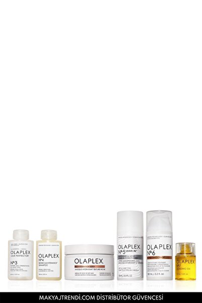 Olaplex Complete Hair Repair System Set - Kalın ve Orta Telli Saçlar İçin Bağ...