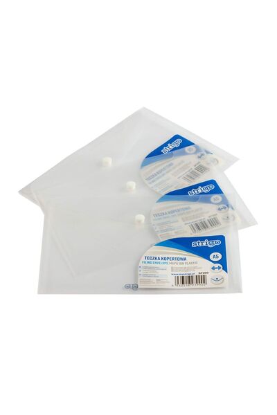 Strigo Mapa plic cu capsa PP A5, transparent SF009