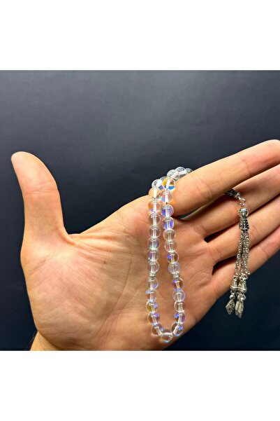 VURAL BİJUTERİ Özel Ahşap Kutulu 33’lü Termal Kuvars Taşı Tesbih – Küre Kesim