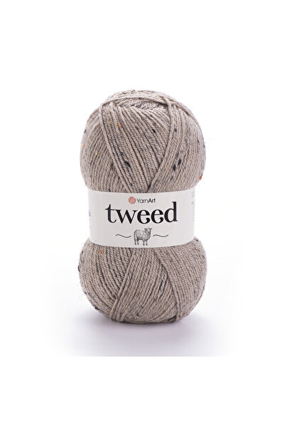 Yarnart Tweed El Örgü İpi 100 gr 230 mt %70 Akrilik %30 Yün Renk Nötrlü Doğal Görünümlü-227