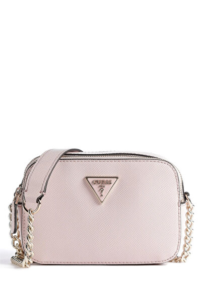 Guess Geantă crossbody Noelle roz cu lanț pentru femei