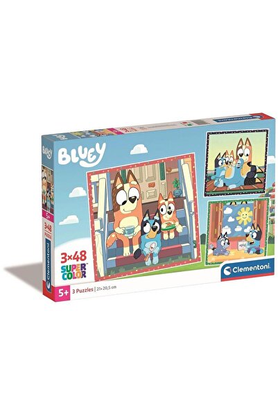 CLEMENTONI Bluey Puzzle: Together 3x48 pieces