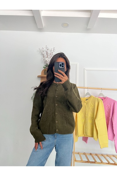 şev butik Patterned Cardigan -0925