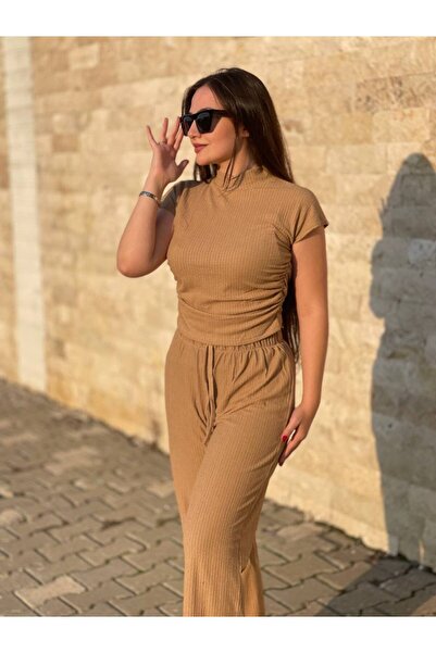 Stile Bella Set din două piese din țesătură cu îmbrățișare laterală pentru femei