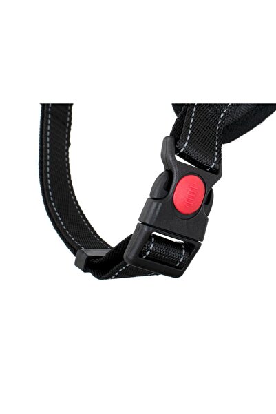 Avex Ανακλαστική ζώνη σκύλου, χωρίς τράβηγμα, άνετη, μέγεθος L, μαύρη