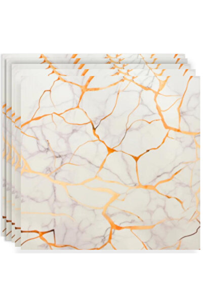 HOZRO Set of 10 x HOZRO self-adhesive marble imitation tiles, premium model, ...