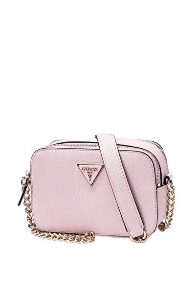 Guess Geantă crossbody Noelle roz cu lanț pentru femei