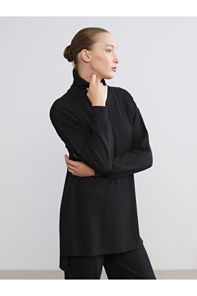 LC Waikiki Lcwaikiki Basic Turtleneck Oversize Women's Tunic