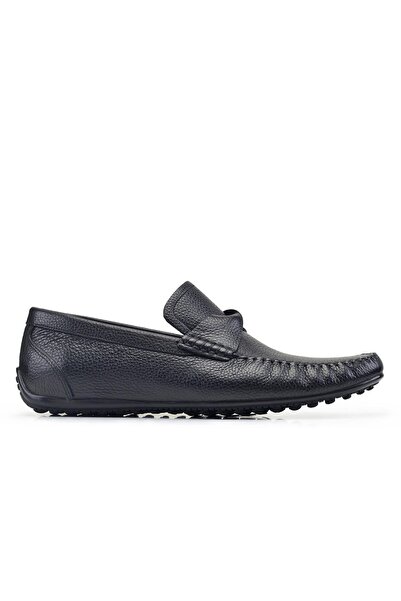 Nevzat Onay Siyah Yazlık Erkek Loafer Ayakkabı