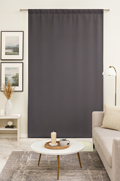 Premier Home Diego Blackout Background Curtain Anthracite 140X270