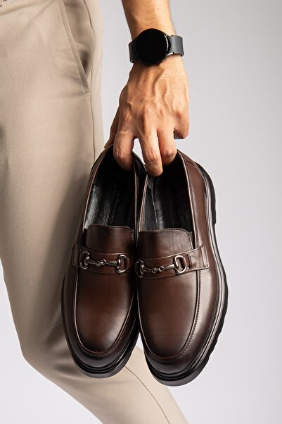 maximoda جلد طبيعي، بدون أربطة، نعل إيفا، جلد داخلي وخارجي، أحذية رجالية