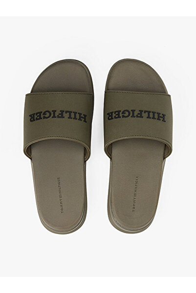 Tommy Hilfiger Men's Dual Density Hilfiger Beach Slippers