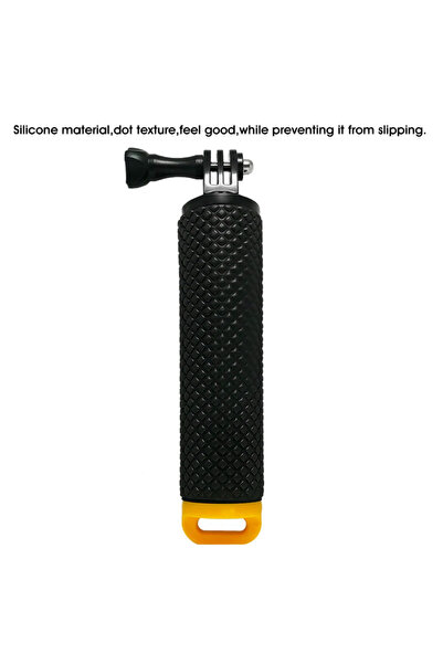 Generic GoPro Handheld Waterproof Floating Mount Grip – Anti-Slip Handle for Cameras Hero 12/11/10/9/8/7/6/5