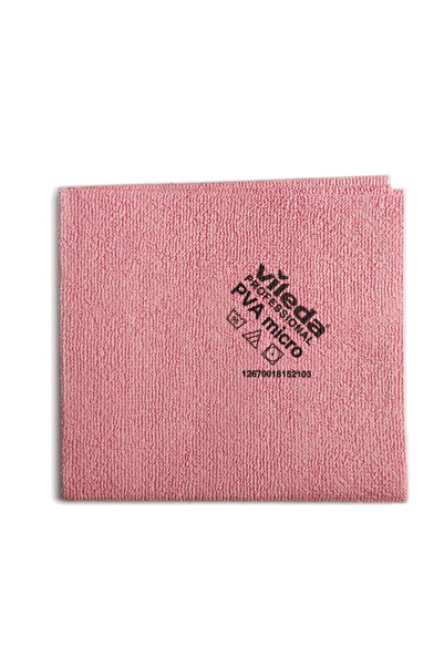 Vileda Professional Laveta pentru geamuri PVA 5 buc./set, 38×35 cm roz