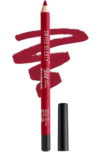 SWISS BEAUTY قلم تحديد شفاه جريء مطفي | يدوم طويلًا | لمسة نهائية مطفية | لا ...