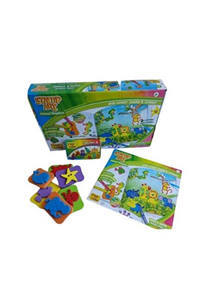 Imagimake Set Creativ cu Stampile - Regatul Animalelor