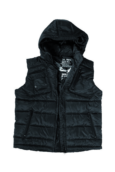 Mil-Tec Hooded vest - Black