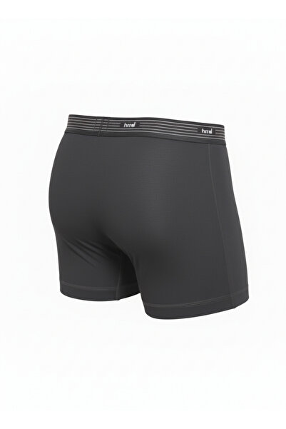 Hmd 6-Piece Lycra Men's Stretchy Smoked Bamboo Boxer Briefs | Anti-Sweat Soft Fabric