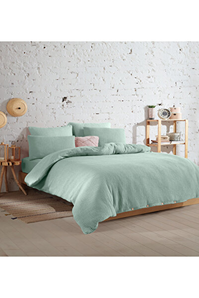 destinyhometex Premium 100% Cotton Single Muslin Duvet Cover Set 160X220 cm