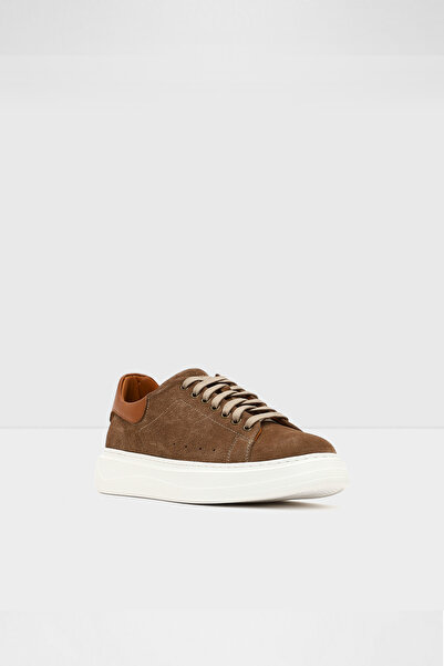 Aldo Kiyosu-Tr - Genuine Leather Men's Beige Sneaker