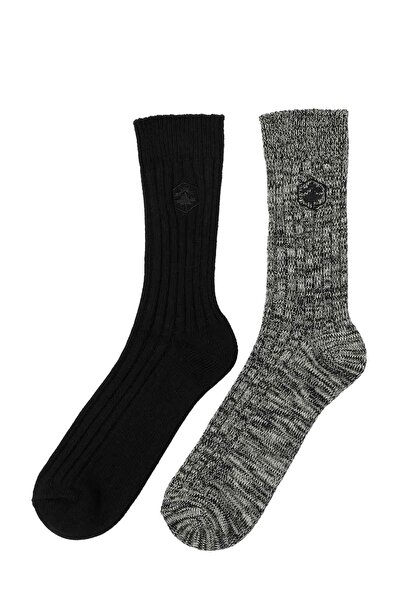 lumberjack ML OUTDOOR 2LI 34US1 5PR Siyah Erkek 2'li Soket Çorap