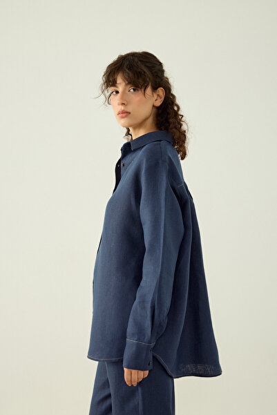 TEREZIE قميص ديكستر 100% كتان