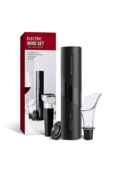 AisHa StoRe OnliNe SDLOGAL Electric Corkscrew Set, Rechargeable, with Foil Cu...