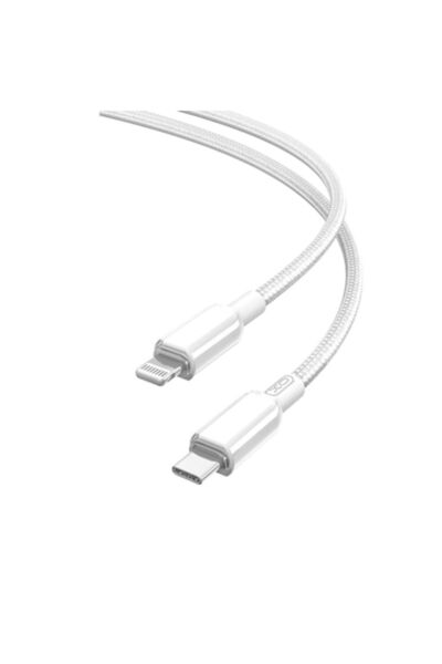 Xo Cablu Nb-q250a PD USB-C - Lightning 1.0m 27W Alb