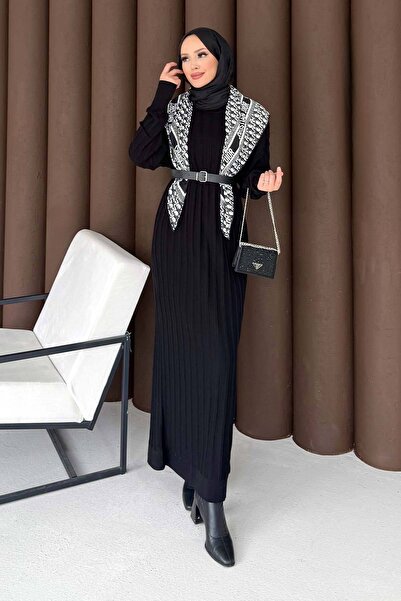 Melike Tatar Triko Elbise 70-2404