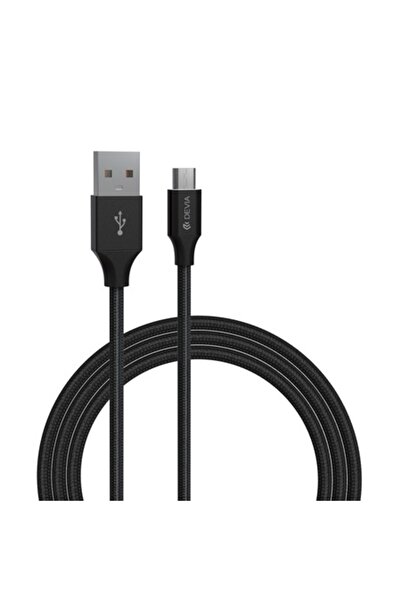 Devia Cablu USB - MicroUSB Gracious EC203 1,0 m 2,4A Negru
