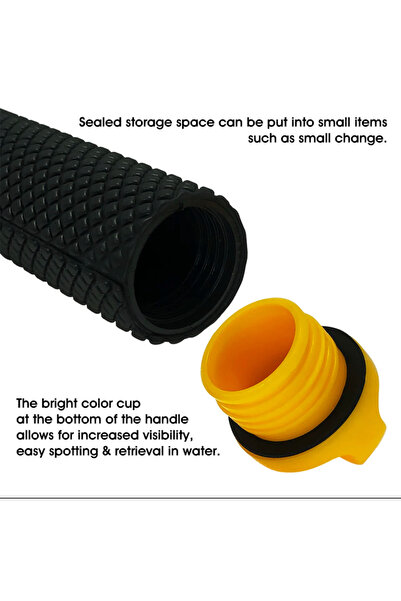 Generic GoPro Handheld Waterproof Floating Mount Grip – Anti-Slip Handle for Cameras Hero 12/11/10/9/8/7/6/5