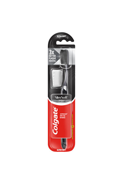Colgate Periuță de dinți subțire și moale, neagră, cu peri moi și vârf subțire
