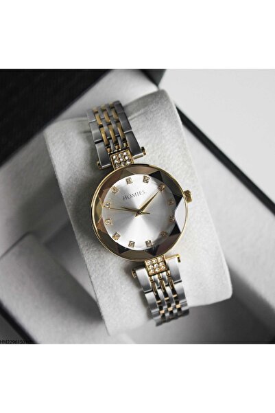 Homies ساعة يد نسائية HM22961S01-2 بسوار فولاذي