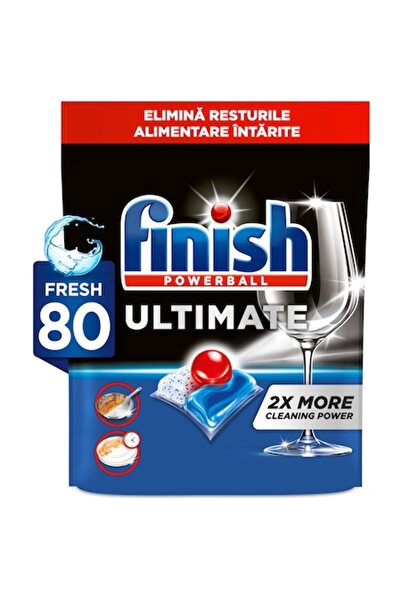 Finish Ultimate All in 1 Dishwasher Capsules, 80 Washes