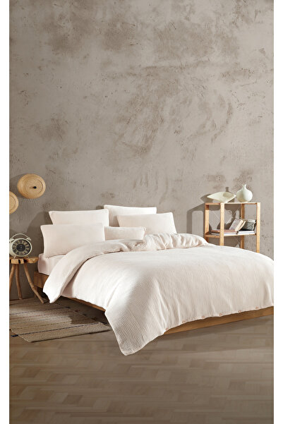 destinyhometex Premium 100% Cotton Single Muslin Duvet Cover Set 160X220 cm