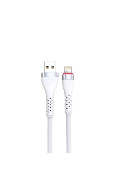 Xo NB213 charging and data transfer cable, USB/Lightning, 2.4A, 1 m, White