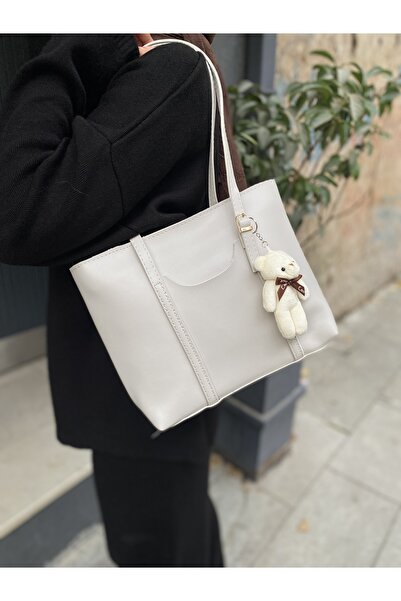 PurpleART Γυναικεία τσάντα ώμου με δώρο αρκουδάκι