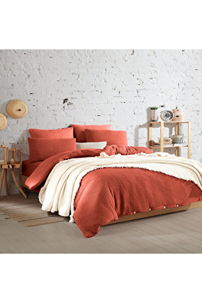 destinyhometex Premium 100% Cotton Single Muslin Duvet Cover Set 160X220 cm