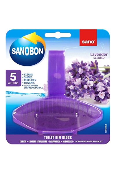 Sano Deodorant solid pentru vasul de toaletă, Bon Purple Lavender, 55g