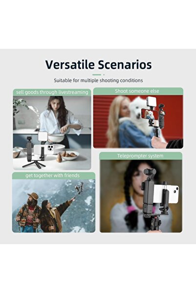 Urban URBANNX Phone Holder Mount for DJI Osmo Pocket 3, Metal Expansion Adapt...