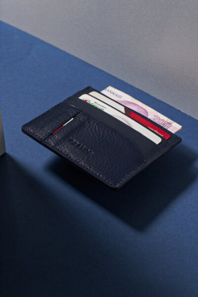 Grande 865 Натуральна шкіра Преміум Карт-папка Синій