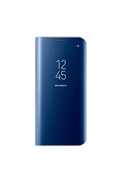 Samsung Калъф тип флип с прозрачен прозорец за Galaxy S8 - Тъмносин (BBL418)