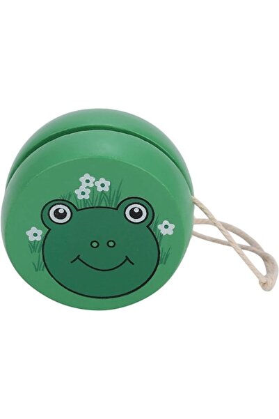 SOHO Wooden yo-yo with frog design, green