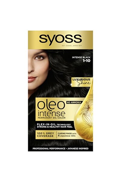 Syoss Culoare Oleo Intense 1-10 Negru Intens, 115 ml