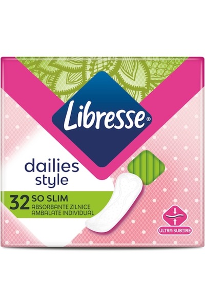 Libresse Absorbante zilnice So Slim, 32 bucăți
